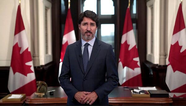 Justin Trudeau, the prime minister of Canada, addressed the United Nations General Assembly in a pre-recorded message in September.